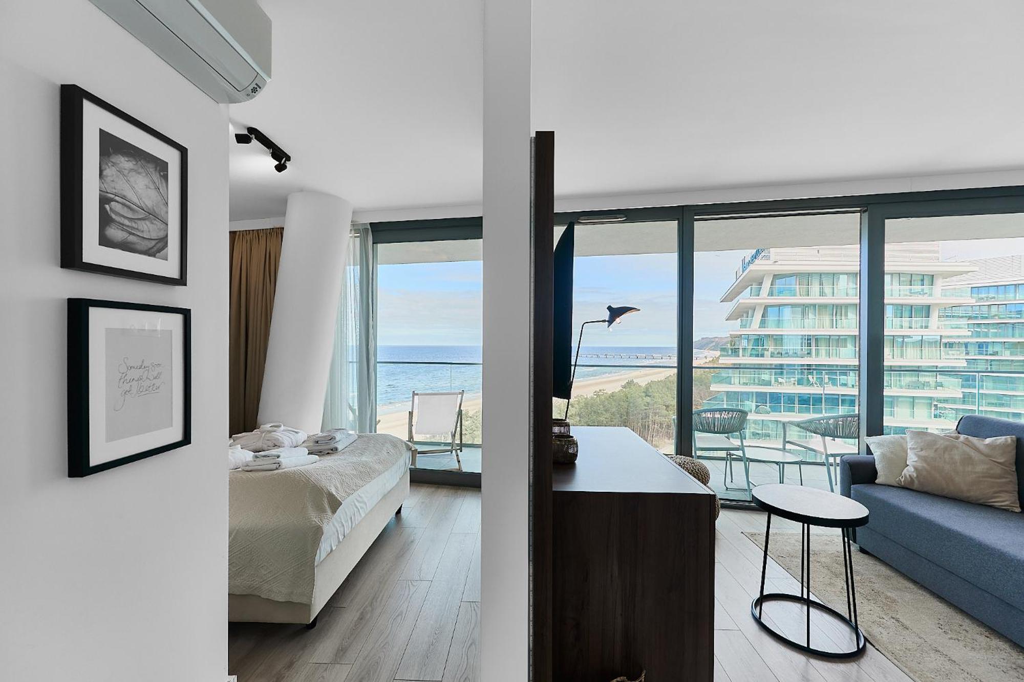 Wave Sea View Private Apartment - A864 Мендзиздрое Екстериор снимка